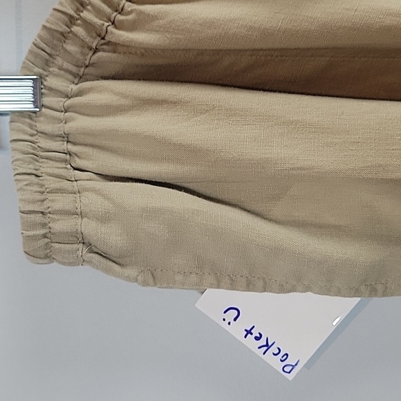 Vintage Merona Wide Leg Linen Pants - Picture 2 of 8